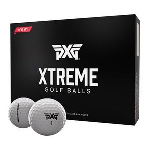 PXG XTREME PREMIUM 익스트림 프리미엄 골프공, 화이트, 12개입, 1개