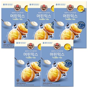 CJ제일제당 [CJ제일제당] 백설 머핀믹스 500g x 5개