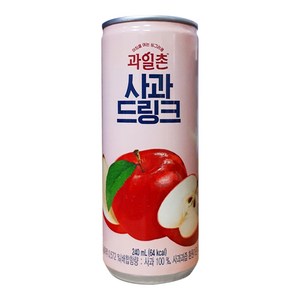 과일촌 사과 드링크 240mlx30캔, 30개, 240ml