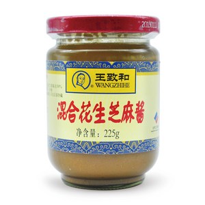 왕즈허 혼합 땅콩 즈마장 소스, 225ml, 225g, 1개