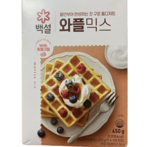 백설 와플믹스, 450g, 1개