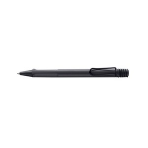 LAMY 사파리 볼펜 + 케이스 + 리플렛, 챠콜블랙, 1개