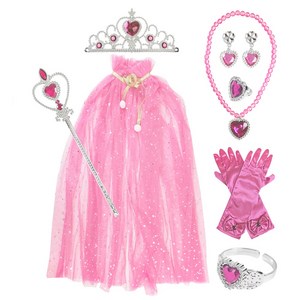 공주님 생일 파티 의상 프린세스 세트, 핫핑크세트.