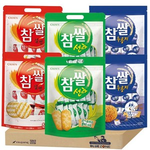 블루존 참쌀세트(참쌀선과 253g x 2 + 참쌀설병 270g x 2 + 참쌀누룽지219g x 2), 1세트