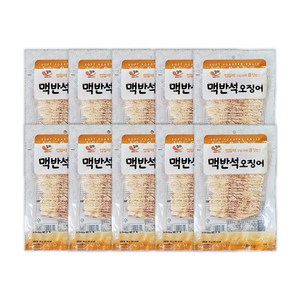 정화 맥반석오징어 35g 10봉, 10개