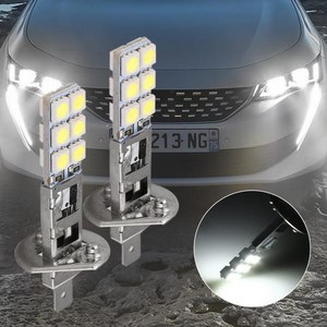 H1 LED 헤라이트 전구 키트 6000K 슈퍼 화이트 12V 2 개 안개등 주행등 Voiture CSV, 01 CHINA, 01 H1