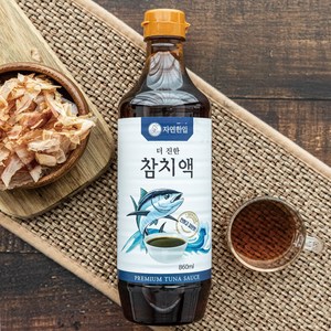 자연한입 더 진한 참치액, 1개, 860ml