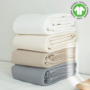 라비쉬앳홈 오가닉 60수 순면 피그먼트 사계절 침대패드 SS/Q/LK, 슈퍼싱글 SS(120×210)+고정밴드 추가, 2.아이보리