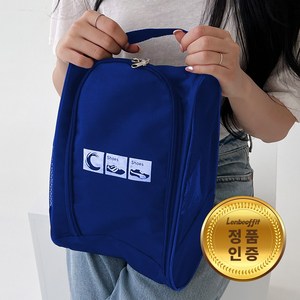 아옴 다넣어 빅사이즈 만능 슈즈백, 1개, 블루