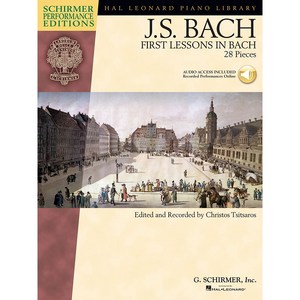 Bach - Fist Lessons in Bach 바흐 - 쉬운 피아노곡집 (온라인 음원 포함) [00296709] Schime 셔머