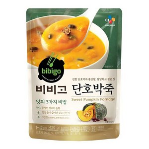 햇반 비비고 단호박죽, 420g, 16개