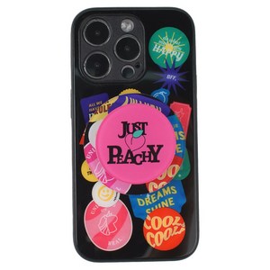 아이폰 글라스 범퍼 핸드폰 케이스 + 맥세이프 호환 자석 디자인톡 세트 무선충전 가능 13 14 프로 맥스 플러스 미니