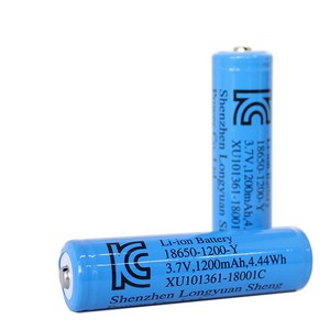 엔제이몰 KC인증 18650 리튬이온 충전지 1200mAh, 1개입, 2개