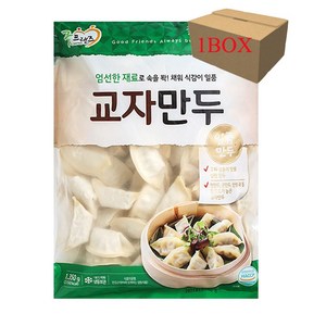 굿프랜즈 교자만두 1350g 대용량/식자재용/급식용/식당용, 6개