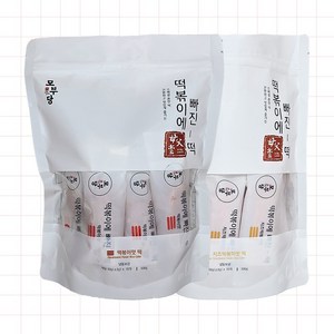 모부당 떡볶이에빠진떡 지퍼백 1개, 500g, 치즈맛 1팩