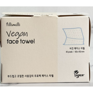 필리밀리 비건페이스타월 85 pads FILLIMILLI 페이스타월 필리밀리페이스타월 필리밀리페이스타올 필리밀리비건 페이스타올, 1개, 85개입