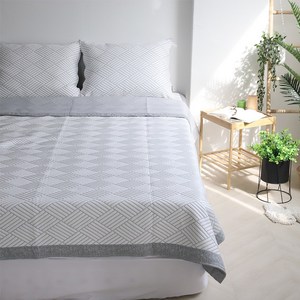 고정 밴딩 아쿠아 기능성 냉감 패드 베개 세트 시원한 모달 스프레드 여름 침구 이불 인견, 아쿠아 냉감 180 라지킹 패드 - 아이보리