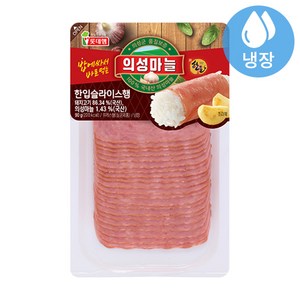 롯데 의성마늘 한입슬라이스햄, 60g, 1개