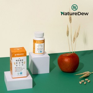 맥주효모 비오틴 아누카사과 올인원 4개월분 남성 여성 모발 탈모영양제 네이처듀, 1박스, 120정