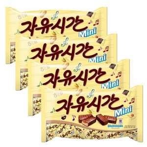 해태제과 자유시간 미니 리얼초코, 480g, 4개