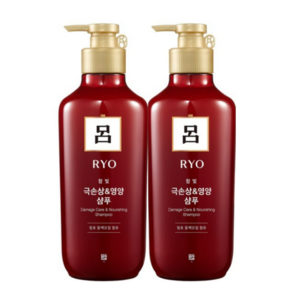 려 함빛 극손상 앤 영양 케어 샴푸 550ml 2개팩, 2개