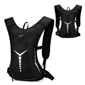 스포츠 트레일러닝 마라톤 등산 경량 백팩 가방 러닝조끼 멀티 라이딩, 01. 자전거 백팩 블랙