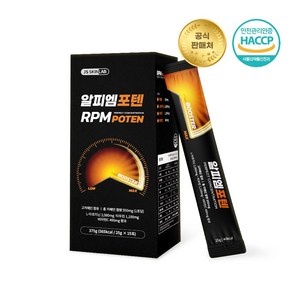 알피엠포텐 1박스 15포 고카페인 초각성음료/ RPM포텐, 375g, 2개