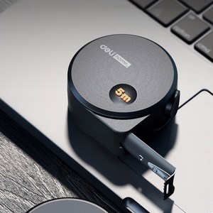 DELI 델리 공구 홈시리즈 줄자 5m*19mm 블랙, 단품