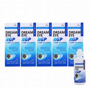 하드렌즈 드림렌즈 드림아이 보존액 세척액 단백질 제거제 소독 헹굼 보존 150ml 5개