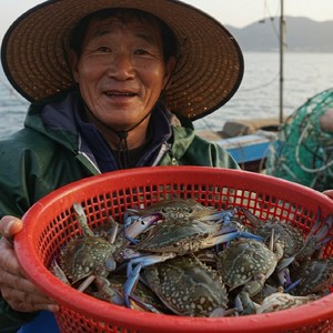 오션쿡 산지직송 프리미엄 연평도 알배기 암꽃게, 1박스, 암꽃게 1kg 5미 내외