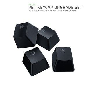 레이저 키캡 PBT Upgade SET US, 블랙, Raze PBT Keycap Upgade Set