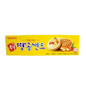 크라운 국희 땅콩샌드, 70g, 1개