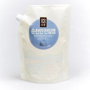 순꽃 순천만천일염 미세염 HACCP 우수천일염사용, 1개, 1kg