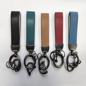 고급 인조 극세사 가죽 자동차 키링 키홀더 5컬러, 그린