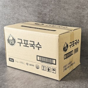 굿딜 구포국수 면발이 쫄깃하고 매끄러운 맛, 6개, 3kg