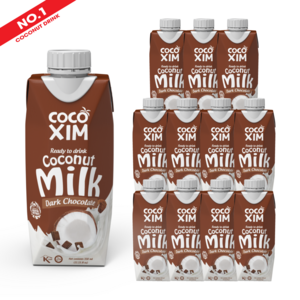 코코씸 코코넛밀크 다크초콜릿, 12개, 330ml