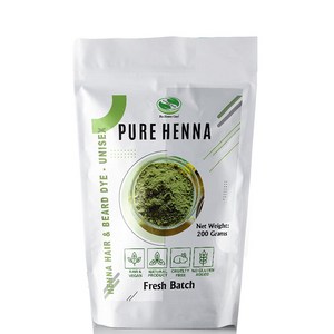 The Henna Guys 퓨어 천연 헤나 가루 100% 파우더 Pue Powde 200g, 퓨어 헤나