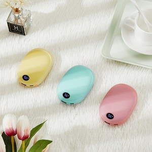 디큐브 러블리 미니 손난로 보조배터리 휴대용 충전식 핫팩 손핫팩, 민트블루