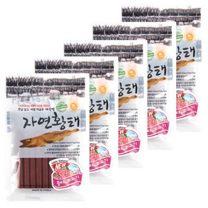 기원상사 대관령 자연황태 애견간식 스틱형 70g, 황태+소고기, 5개입