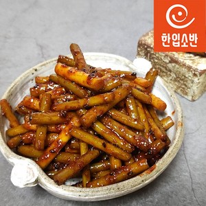 한입소반 직점담궈 맛있게 통통한 전라도식 마늘쫑장아찌무침 500g, 1개