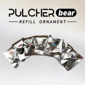 풀케르 베어(PULCHER Bear) 리필 오너먼트 1EA, 자몽, 1개