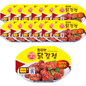 오뚜기 화끈한 닭강정, 180g, 12개