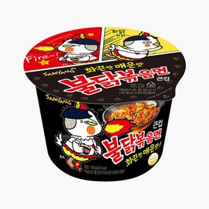 불닭볶음면 큰컵 105g, 12개