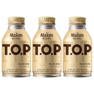 TOP 맥심 T.O.P 마스터 라떼, 275ml, 48개