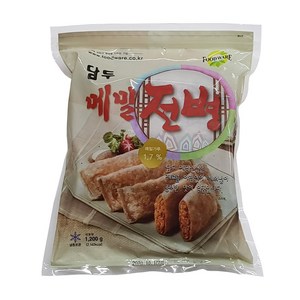 담두 메밀 전병 1.2kg 즉석 식품 간식 분식 식자재, 1개