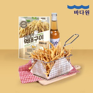 [바다원] 한입만 먹태구이 바질어니언 25g, 4개