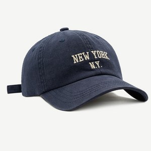 디아쿠아 남녀공용 NY 뉴욕 심플 자수 야구모자 볼캡 모자