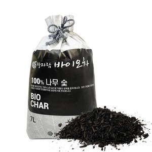 잘자람 바이오차 숯 훈탄 토양개량제 7L, 1개