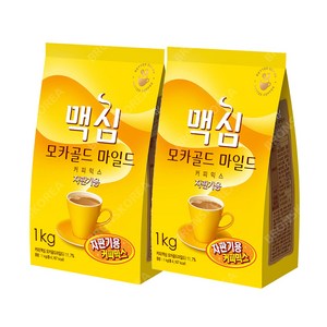 동서 맥심 모카골드 마일드 커피믹스(자판기용) 1kg, 2개