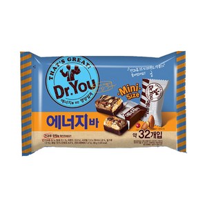 D.You 닥터유 에너지바 미니 개별포장 대용량 식사대용 견과바 초코바, 330g, 3개